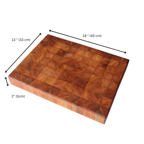 End Grain Cutting Board Acacia