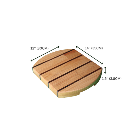 Red Oak Cutting Board Almand Edge - Image 2
