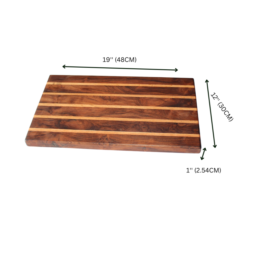 Black Wood Cutting Board