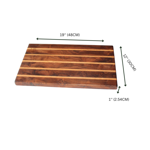 Black Wood Cutting Board