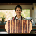 Black Wood Cutting Board