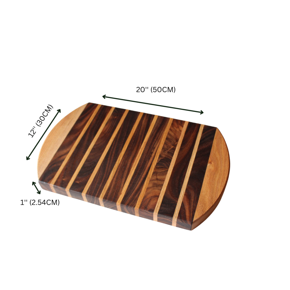 Black Wood Cutting Board