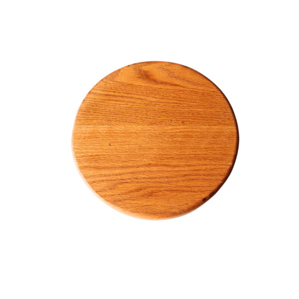 Round Shape Red Oak Cutting Board