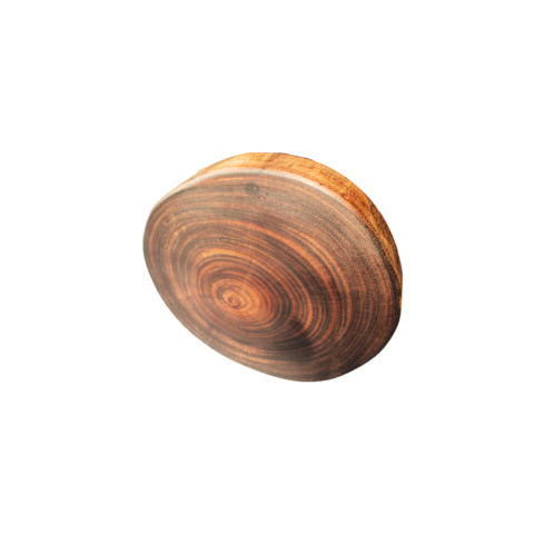 Black Wood Round Shape Cutting Board